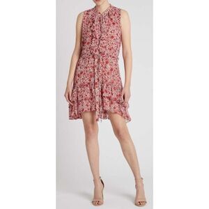 MISA Los Angeles Eba Mini Dress in Red Sz. S